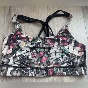 Lululemon Butterfly Pattern Bra 6